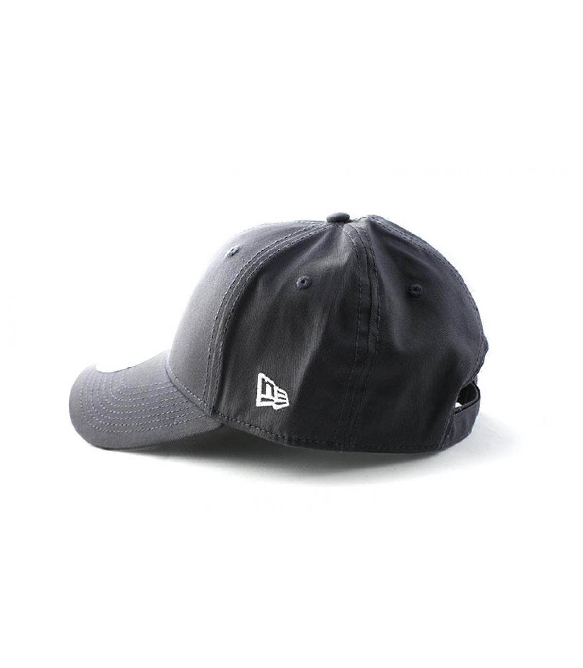 Grey New Era 9Forty cap Basic Cap graphite white New Era Headict